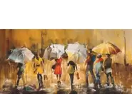 In the rain