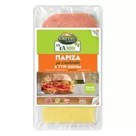 Creta Farms Εν Ελλάδι Πάριζα & Gouda Χωρίς Γλουτένη 280 gr