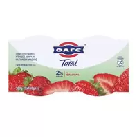 Φάγε Total Επιδόρπιο Γιαουρτιού 2% Με Φράουλα Χωρίς Γλουτένη 2 x 150 gr