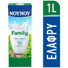 ΝΟΥΝΟΥ Family Γάλα Light 1lt ΝΟΥΝΟΥ Family Γάλα Light 1lt