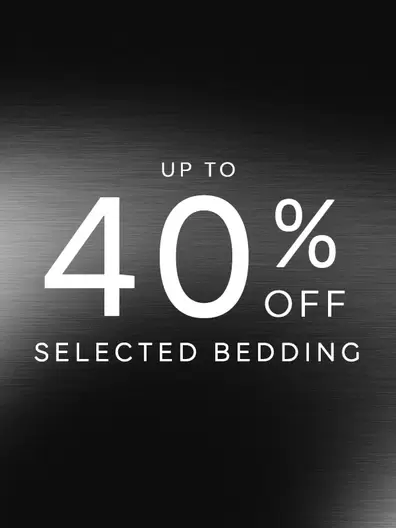 Up to 40% off selected Bedding