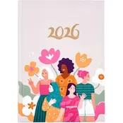 Ημερολόγιο Ημερήσιο Coolbee 2026 Girl Power 14.5x20.5cm