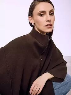 Ζακέτα oversized με τσέπες