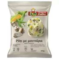 Μπάρμπα Στάθης Ρύζι Με Μανιτάρια Χωρίς Γλουτένη 600 gr