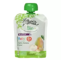 Φρουτοπουρές Bio Μήλο Μπανάνα Αχλάδι 90g