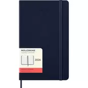Ημερολόγιο Ημερήσιο Moleskine 2026 12Μ Large Saphire Blue Hard