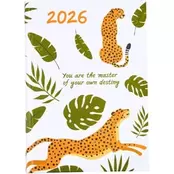Ημερολόγιο Ημερήσιο Coolbee 2026 Tropical Leaves 17x24cm