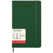 Ημερολόγιο Ημερήσιο Moleskine 2026 12Μ Large Myrtle Green Hard