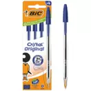 BIC Στυλό Cristal Μπλέ Σακουλάκι 4τεμ