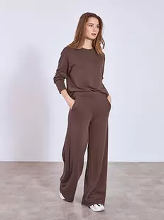 Παντελόνα ψηλόμεση με απαλή υφή