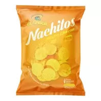 El Sabor Nachitos Σνακ Καλαμποκιού Nacho Cheese Χωρίς Γλουτένη 100 gr