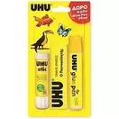 UHU STICK 21gr UHU Κόλλα 35ml UHU Glue Pen 50 Δώρο