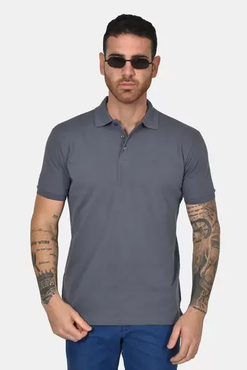 Ανδρική Μπλούζα Polo 100% Βαμβακερή – Φυσική Αίσθηση & Κομψή Εφαρμογή - ΑΝΘΡΑΚΙ                                                                Ανδρική Μπλούζα Polo 100% Βαμβακερή – Φυσική Αίσθηση & Κομψή Εφαρμογή - ΑΝΘΡΑΚΙ