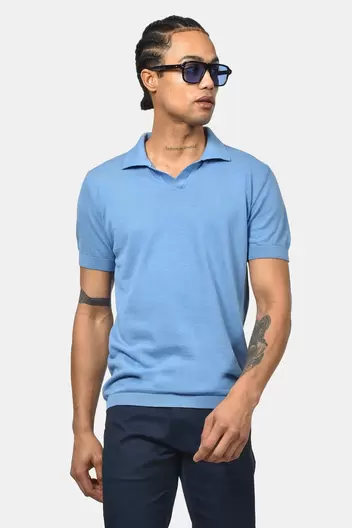 Ανδρική Μπλούζα Polo 100% Βαμβακερή – Φυσική Αναπνοή & Κομψή Απλότητα - ΣΙΕΛ                                                                Ανδρική Μπλούζα Polo 100% Βαμβακερή – Φυσική Αναπνοή & Κομψή Απλότητα - ΣΙΕΛ