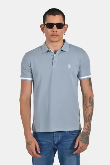 Ανδρική Μπλούζα Polo Normal Fit Με Contrast Μανίκια – Σταθερή Εφαρμογή & Άνεση - ΡΑΦ                                                                Ανδρική Μπλούζα Polo Normal Fit Με Contrast Μανίκια – Σταθερή Εφαρμογή & Άνεση - ΡΑΦ