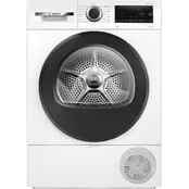 BOSCH WQG24201GR 9 kg με Αντλία Θερμότητας Λευκό Στεγνωτήριο Ρούχων