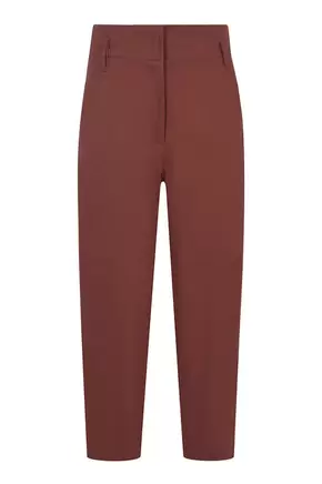 Βαμβακερό παντελόνι carrot αστραγάλου