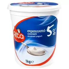 Alta Gusto Γιαούρτι Στραγγιστό 5% Λιπαρά 1Kg