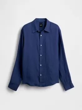 Ανδρικό Πουκάμισο σε Χαλαρή Γραμμή απο 100% Λινό