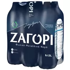 Ζαγόρι Φυσικό Μεταλλικό Νερό 1,5lt 6τεμ