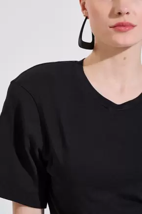 Βαμβακερή Μπλούζα με Βάτες