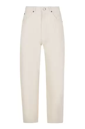 Βαμβακερό παντελόνι τύπου τζιν σε γραμμή Barrel