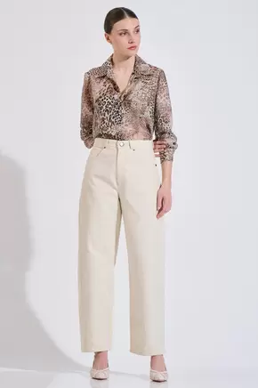 Βαμβακερό παντελόνι τύπου τζιν σε γραμμή Barrel