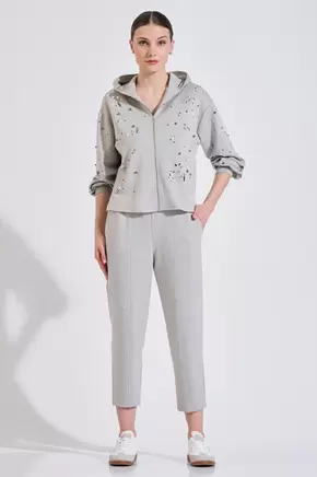 Φούτερ παντελόνι σε άνετη γραμμή με τσέπες