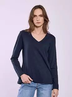 Μπλούζα μακρυμάνικη βαμβακερή