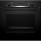 BOSCH HQA574BB3 71 Lt Μαύρο Εντοιχιζόμενος Φούρνος Άνω Πάγκου