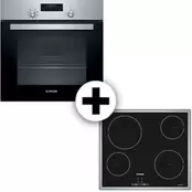 PITSOS CRE645S06 & PH10M40X2 66 Lt Inox Εντοιχιζόμενος Σετ Φούρνος και Εστία