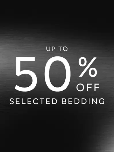 Up to 50% off Selected Bedding