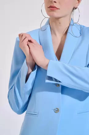 Σακάκι με στρογγυλό πέτο