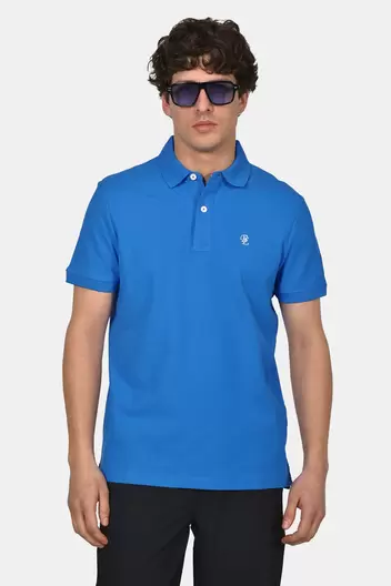 Ανδρική Μπλούζα Polo Normal Fit Από 100% Βαμβάκι Με Απαλή Υφή Και Κλασικό Γιακά - ΡΟΥΑ                                                                Ανδρική Μπλούζα Polo Normal Fit Από 100% Βαμβάκι Με Απαλή Υφή Και Κλασικό Γιακά - ΡΟΥΑ