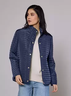 Μπουφάν καπιτονέ μονόχρωμο