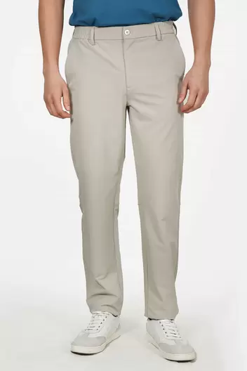 Ανδρικό Chinos Παντελόνι Normal Fit με Ελαστική Μέση και Άνετη Κίνηση - ΜΠΕΖ ΑΝΟΙΧΤΟ                                                                Ανδρικό Chinos Παντελόνι Normal Fit με Ελαστική Μέση και Άνετη Κίνηση - ΜΠΕΖ ΑΝΟΙΧΤΟ