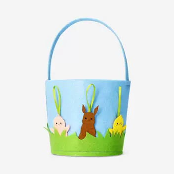 Felt Easter bag - 13 cm
