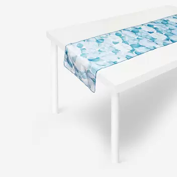 Hydrangea table runner - 30x300 cm