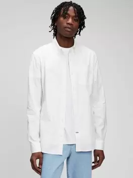 Gap Men's Oxford Πουκάμισο σε Slim Fit