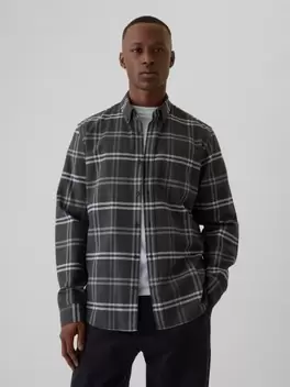 Γκρι Oxford Πουκάμισο σε Standard Fit