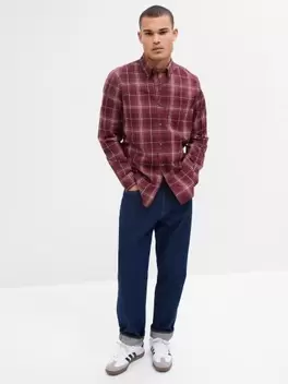 Stretch Poplin Πουκάμισο σε Standard Fit