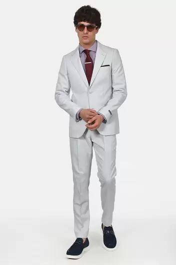 Ανδρικό Κοστούμι Classic Line – Κομψή Γραμμή & Άνετη Εφαρμογή Με Διακριτική Ελαστικότητα - ΓΚΡΙ ΑΝΟΙΧΤΟ                                                                Ανδρικό Κοστούμι Classic Line – Κομψή Γραμμή & Άνετη Εφαρμογή Με Διακριτική Ελαστικότητα