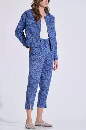 Παντελόνι τζιν σε Γραμμή Carrot με Τύπωμα