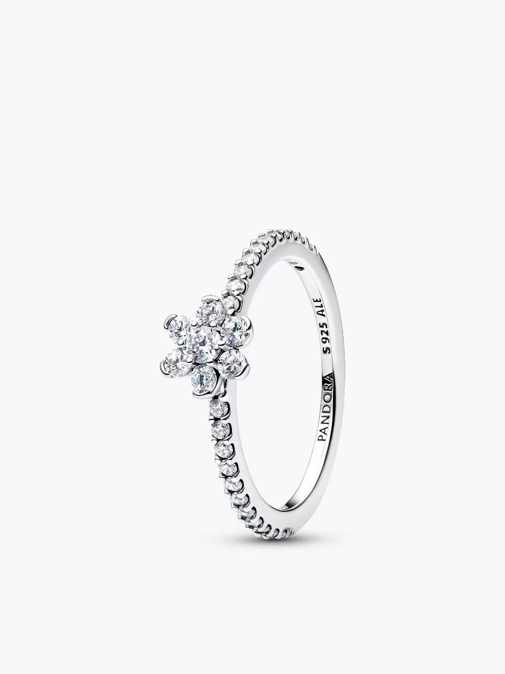 Αστραφτερό δαχτυλίδι με λουλούδι