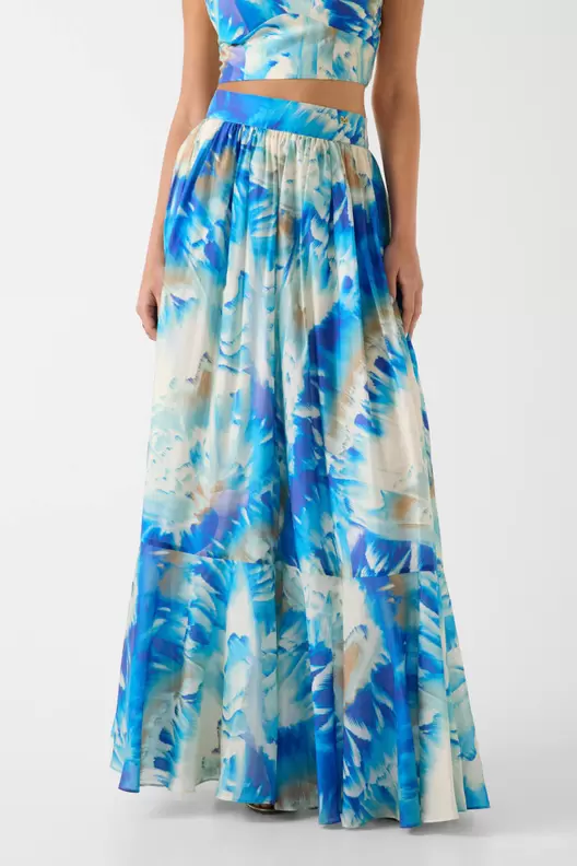 Falda maxi estampada Marciano
