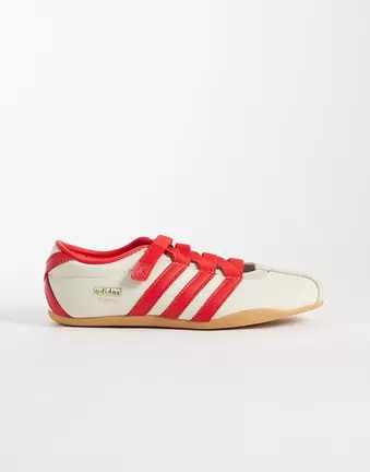 Adidas Originals Tokyo Mary Janes in light white and red