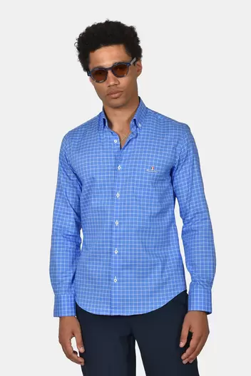Ανδρικό Καρό Πουκάμισο Normal Fit Από 100% Βαμβάκι Με Καθαρό Pattern & Κομψό Style - ΡΟΥΑ                                                                Ανδρικό Καρό Πουκάμισο Normal Fit Από 100% Βαμβάκι Με Καθαρό Pattern & Κομψό Style - ΡΟΥΑ