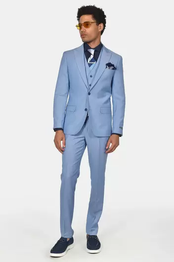 Ανδρικό Κοστούμι Slim Fit Με Γιλέκο Για Κομψές & Ολοκληρωμένες Εμφανίσεις - ΣΙΕΛ                                                                Ανδρικό Κοστούμι Slim Fit Με Γιλέκο Για Κομψές & Ολοκληρωμένες Εμφανίσεις - ΣΙΕΛ