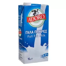 Adoro Γάλα Μακράς Διάρκειας 3,5% Easy Open 1lt