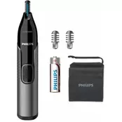 Trimmer PHILIPS SERIES 3000 NT3650/16 Αδιάβροχο για Μύτη, Αυτιά και Φρύδια - Μαύρο
